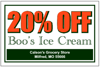 Item #11007 3.00" x 2.00" rectangles & squares with square corners spot color white sticker