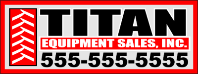 Item #13509 8.00" x 3.00" rectangles & squares with square corners spot color clear sticker