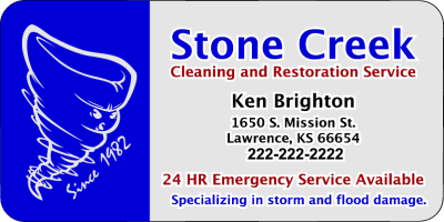 Item #15609 4.00" x 2.00" squares & rectangles with round corners spot color clear sticker