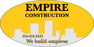 Item #21209 6.00" x 3.00" ovals spot color clear sticker