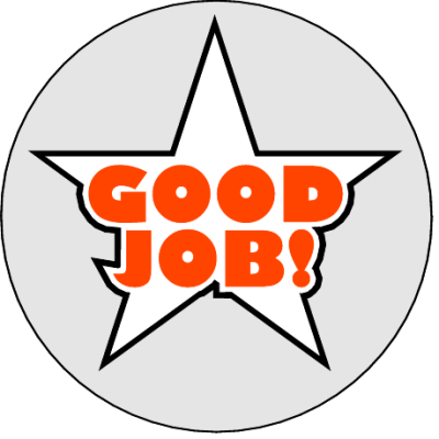 1.5" round clear face adhesive sticker