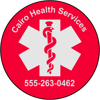 2" round clear sticker