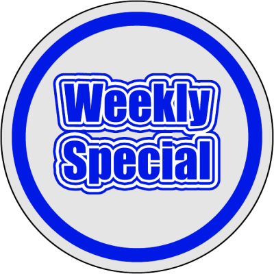 3.5" round clear face adhesive sticker