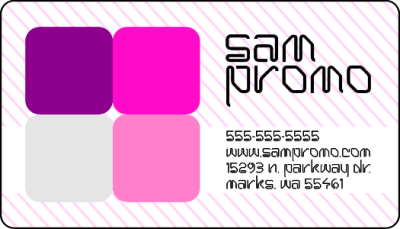 Item #35107 3.50" x 2.00" rectangles & squares with square corners full color white sticker