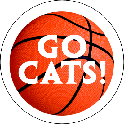 4" round white sticker