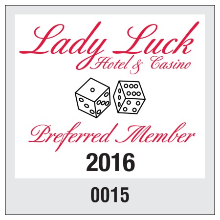 No. 703 square-cut parking permit