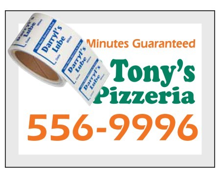 static cling service reminders No. 1201