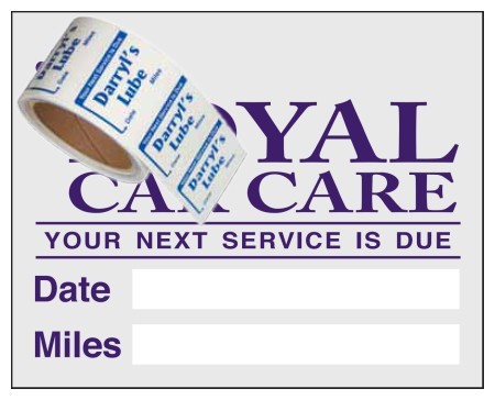 static cling service reminders No. 1206