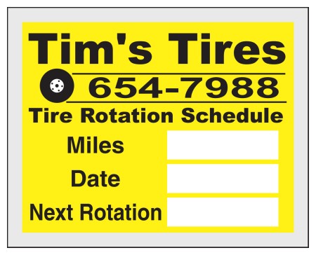 static cling service reminders No. 779